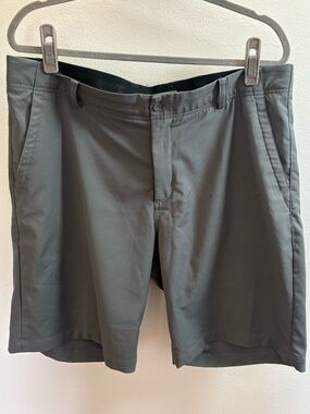Nike Gray Microfiber Dri-Fit Golf Shorts 36